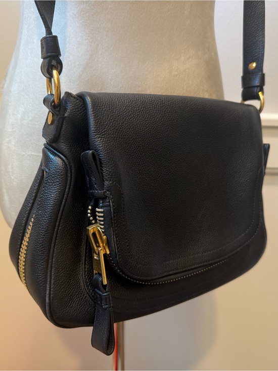 Tom Ford Handbags - TOM FORD Grained Med Jennifer Crossbody Black Bag- amazing cond -100% auth